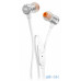 Навушники з мікрофоном JBL T290 Silver UA UCRF — інтернет магазин All-Ok. фото 1